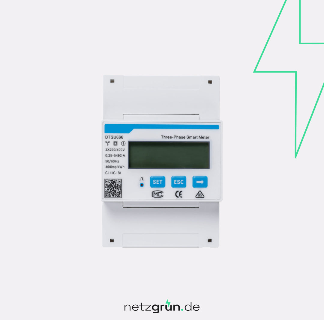 Sungrow Smart Meter DTSU666/5 (80A) – 3-phasiger Energiezähler